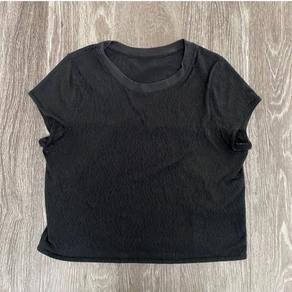 Grey short sleeve top